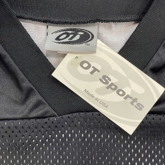 OT SPORTS "Swashbucklers" Team Jerseys Youth Medium 8-10 Black Mesh Football NWT - Picture 5 of 7